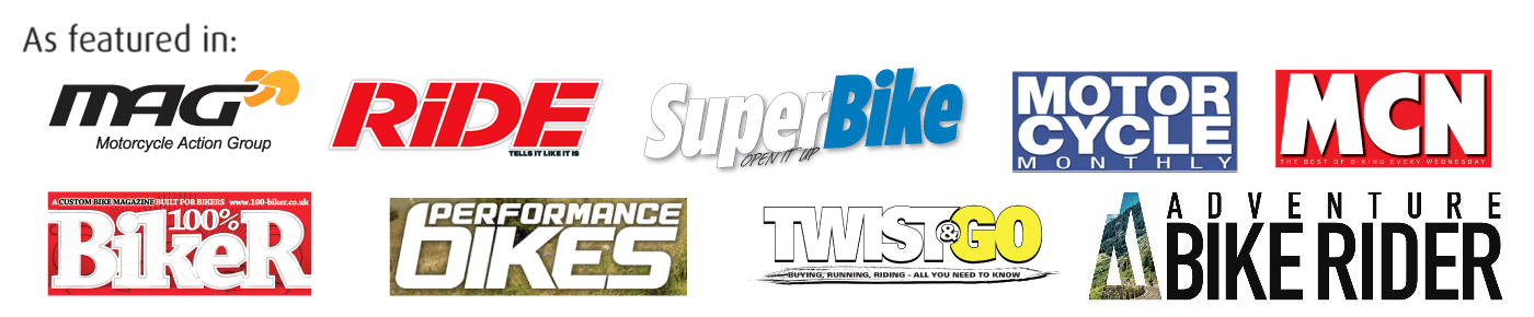 Some of the motorcycle and motoring publications that have featured Auritech earplugs